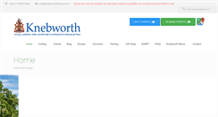 Desktop Screenshot of knebworthhouse.com